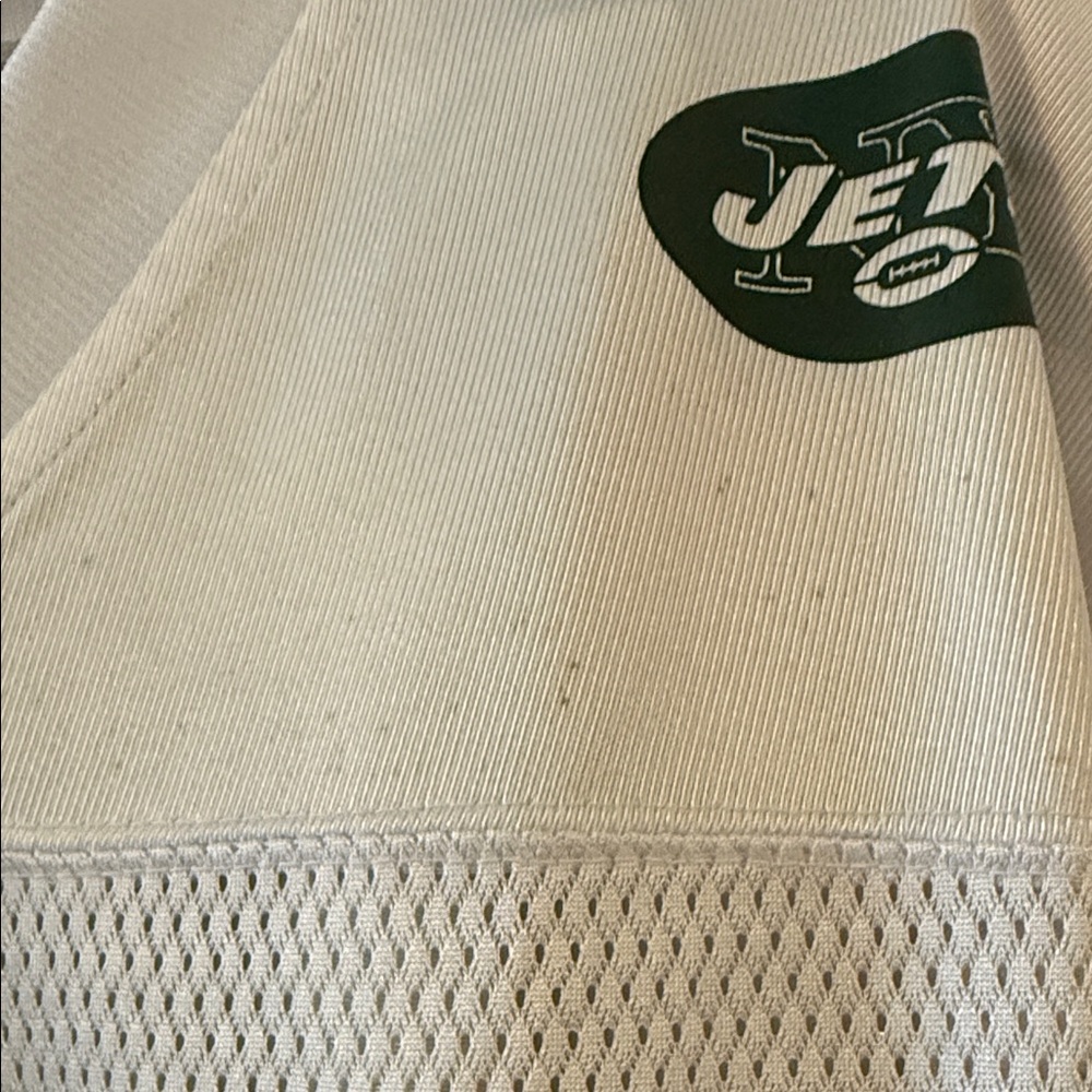 NY JETS NFL MOSS Reebok White and Green #83 NFL Jersey - New York Jets Style - Picture 3 of 4